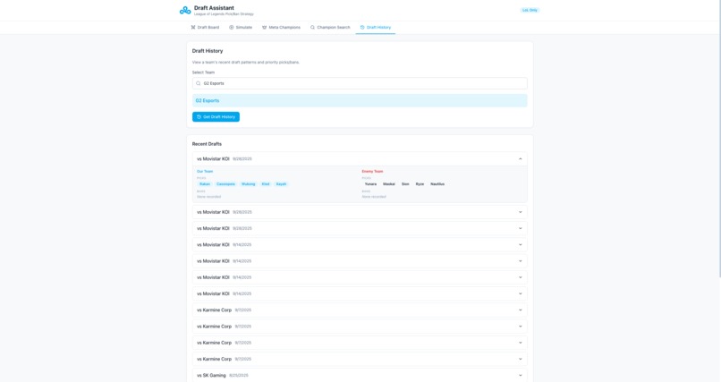 C9 Draft Assistant – screenshot 5