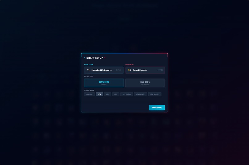 Stage-Aware Draft Intelligence for League of Legends Esports – screenshot 2