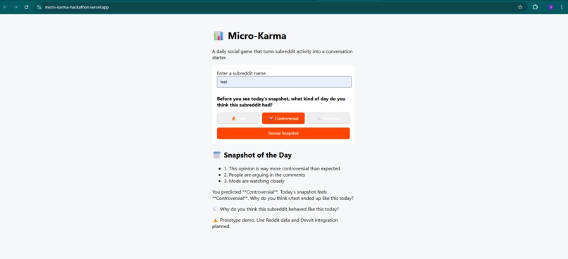 Micro-Karma: Daily Reddit Snapshot – screenshot 4