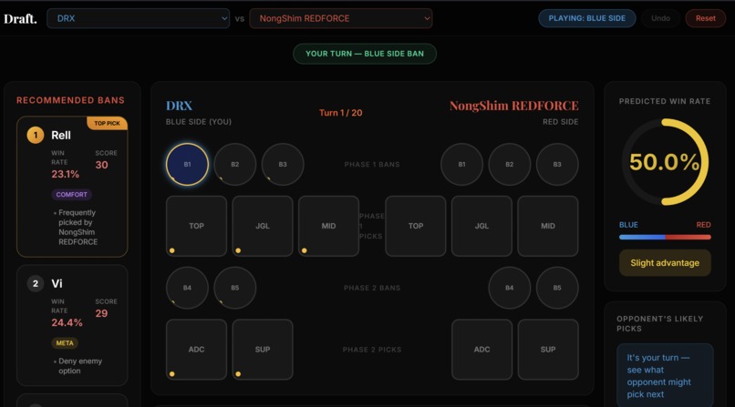 DRAFT Support – screenshot 3