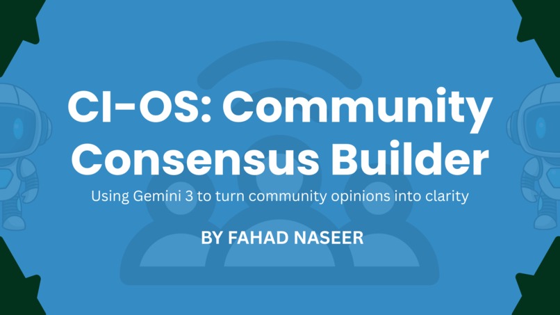 CI-OS: Community Consensus Builder – screenshot 4