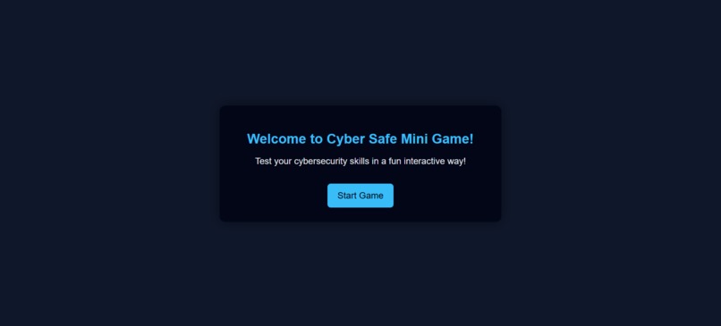 Cyber Safe Mini Game – screenshot 1