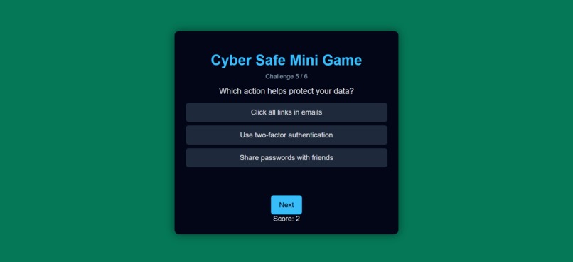 Cyber Safe Mini Game – screenshot 2