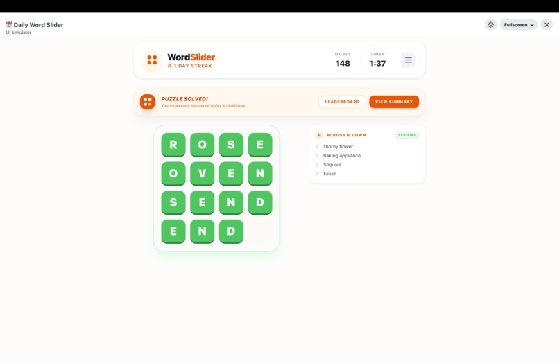 Word Slider – screenshot 3