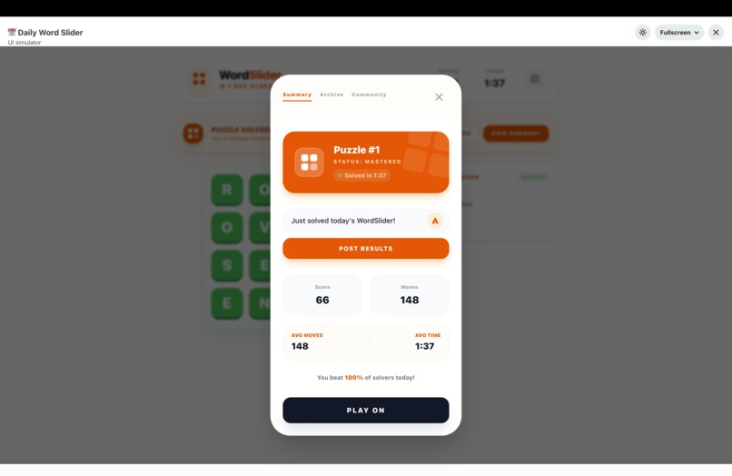 Word Slider – screenshot 4