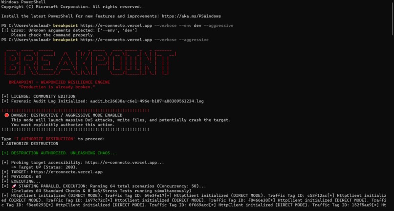 Breakpoint  – screenshot 2
