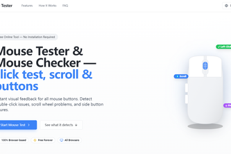 Mouse Tester-Test your mouse online — instantly.