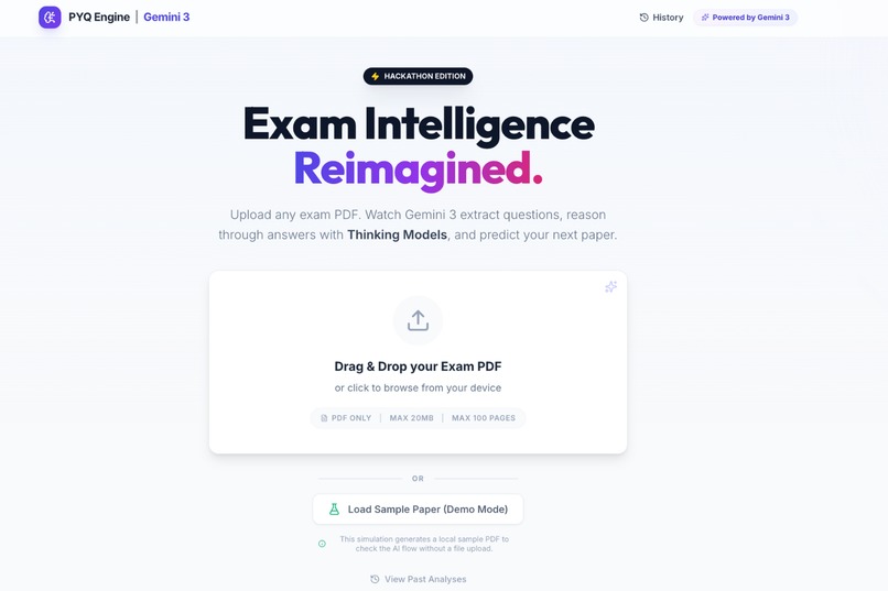 PYQ Intelligence Engine – screenshot 1