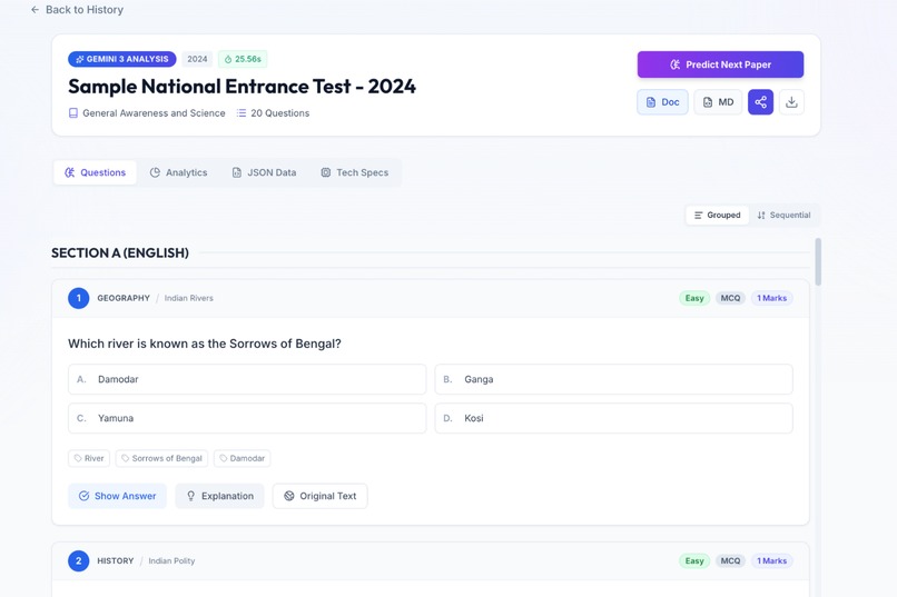 PYQ Intelligence Engine – screenshot 4