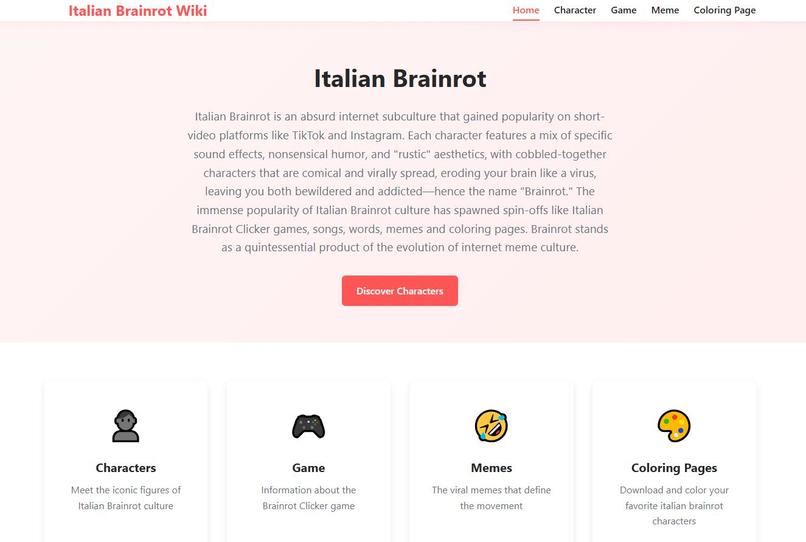 Italian Brainrot Wiki – screenshot 1
