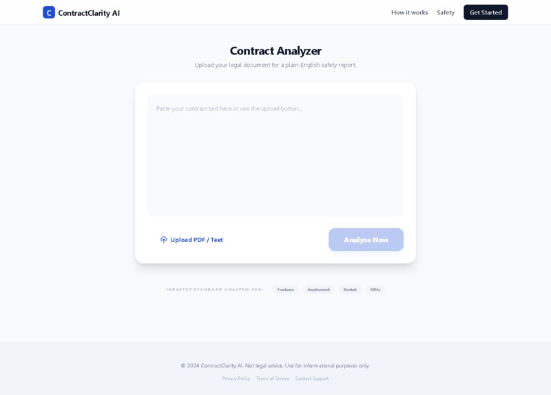 Contract Clarity AI – screenshot 2