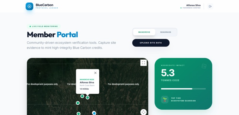 Blue Carbon MRV System – screenshot 6