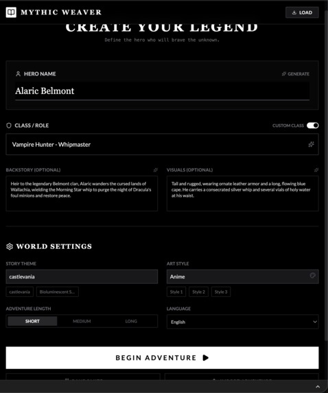 Mythic Weaver – screenshot 1