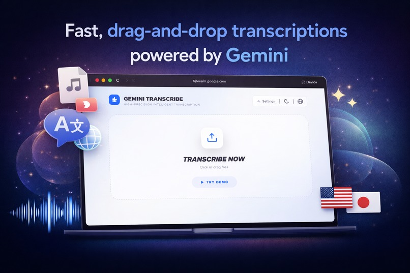 Gemini Transcribe – screenshot 1