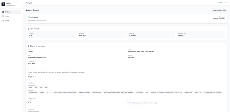 AdOS – screenshot 2