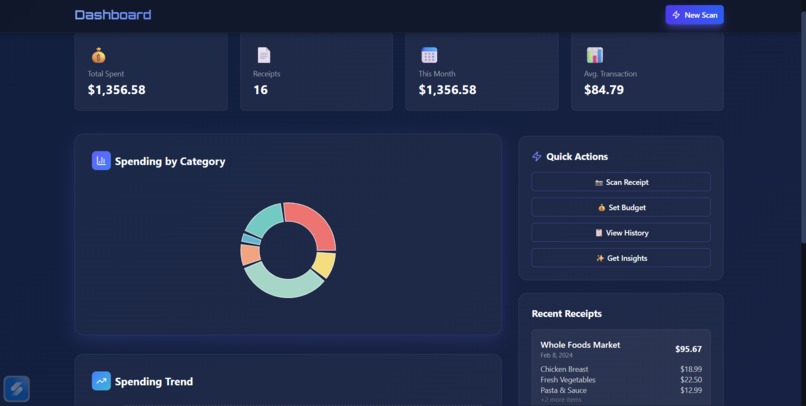 Receipt Analyser – screenshot 2