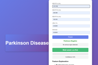 AI-Powered Parkinson’s Disease Detection using Gemini