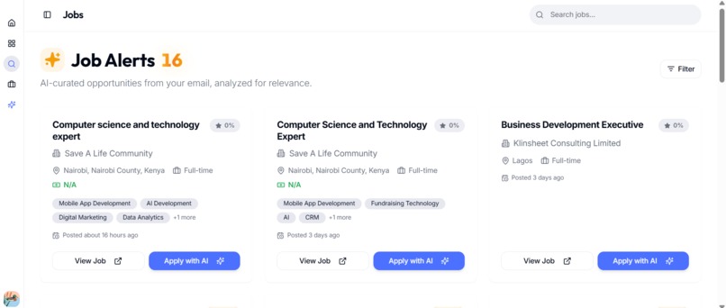 yaya AI: AI-Powered End-to-End Job Hunt Automation platform – screenshot 4