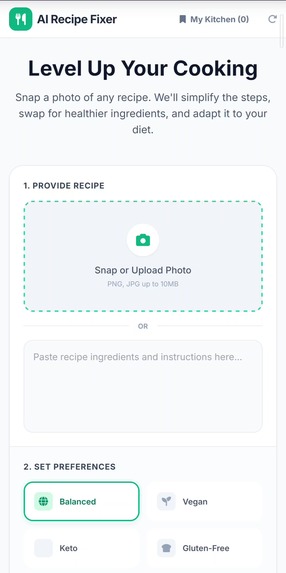 AI Recipe Fixer – screenshot 1