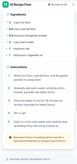 AI Recipe Fixer – screenshot 3