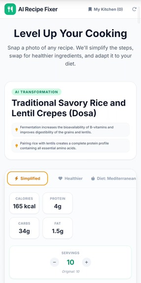 AI Recipe Fixer – screenshot 4