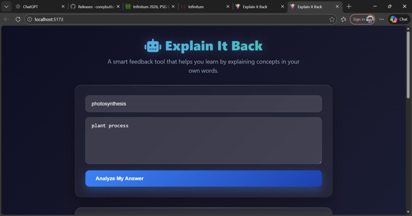 Explain-It-Back – screenshot 1