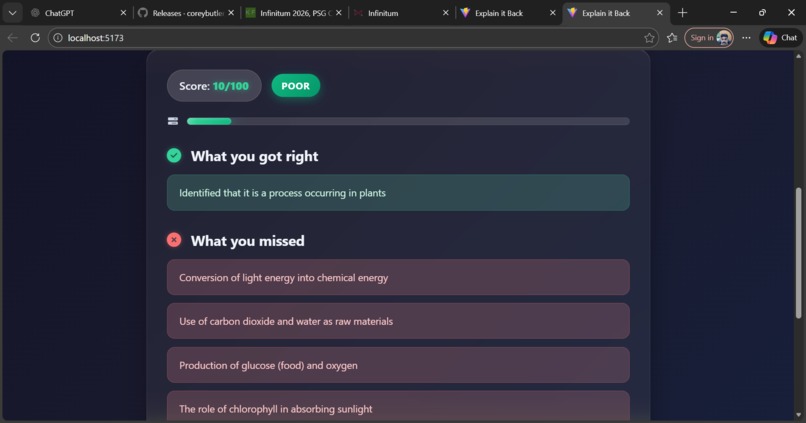 Explain-It-Back – screenshot 2