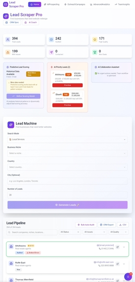 LeadScraperPro  – screenshot 1