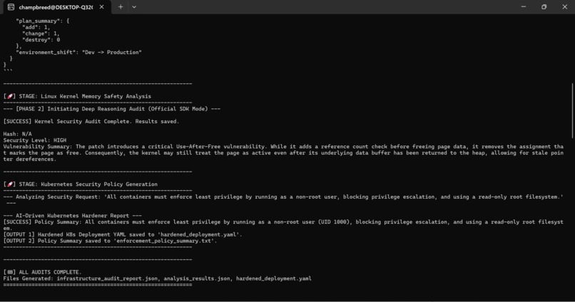 AegisOps-AI: Autonomous DevSecOps Sentinel – screenshot 2