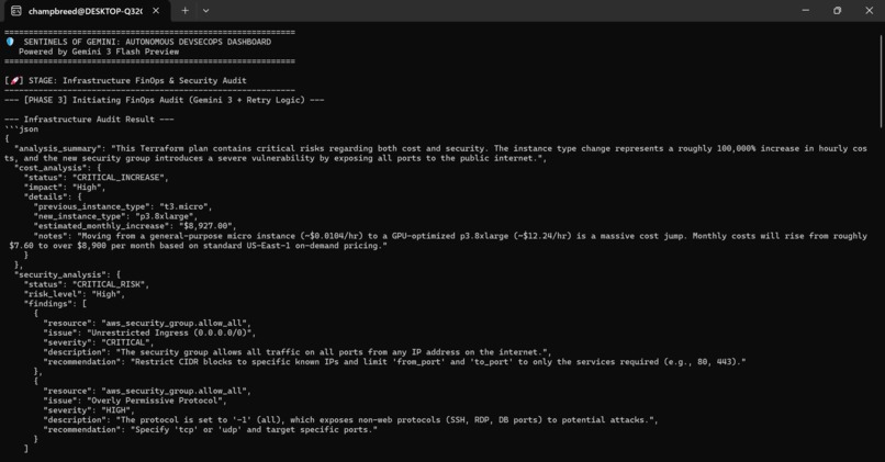 AegisOps-AI: Autonomous DevSecOps Sentinel – screenshot 4