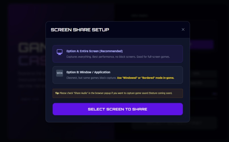  GameCaster AI: HypeStream     – screenshot 1