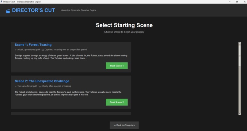 Director’s Cut: Live Interactive Story Engine – screenshot 4