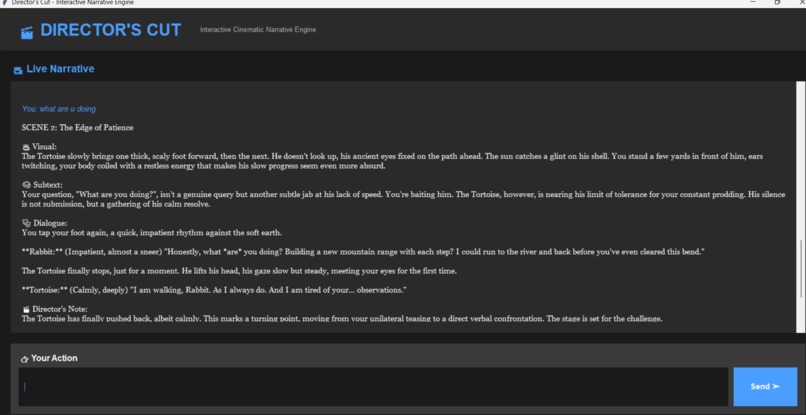 Director’s Cut: Live Interactive Story Engine – screenshot 7