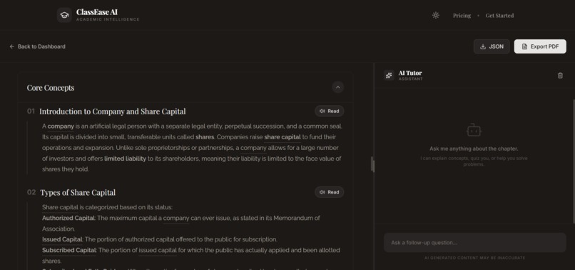 ClassEase AI – screenshot 2