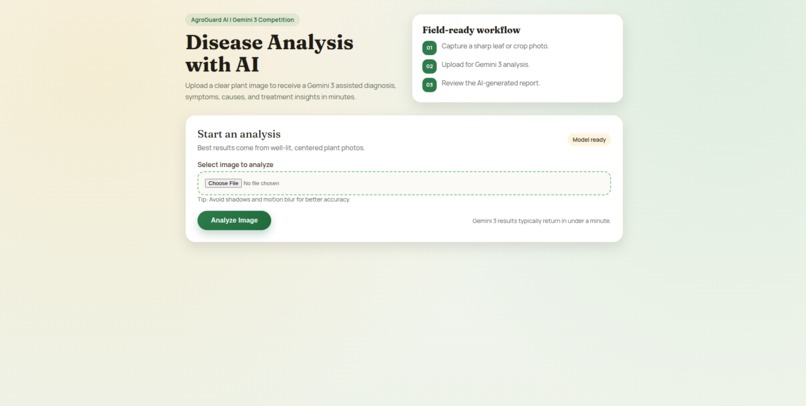 AgroGuard AI – Plant Disease Detection with Gemini 3 – screenshot 3