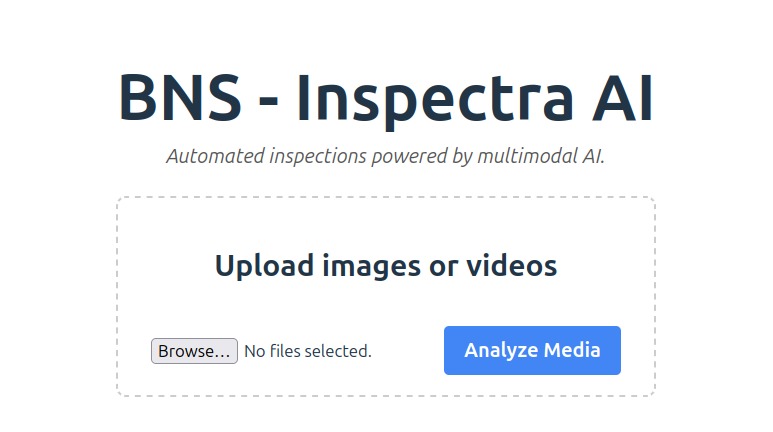BNS - Inspectra AI – screenshot 1