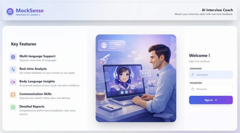 MockSense – screenshot 1