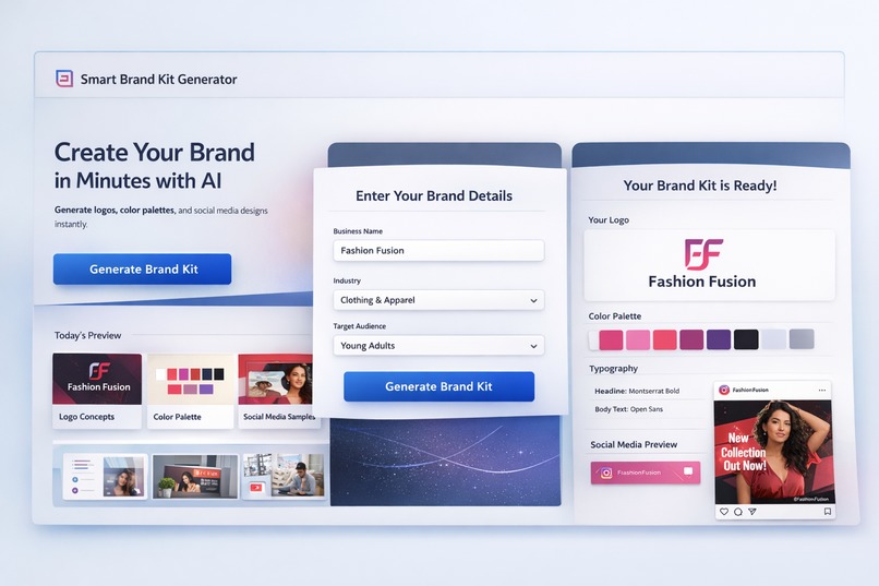 Smart Brand Kit Generator – screenshot 2