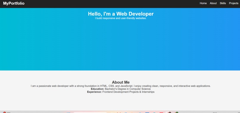 Web Developer – screenshot 1