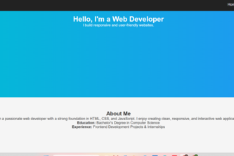 Web Developer