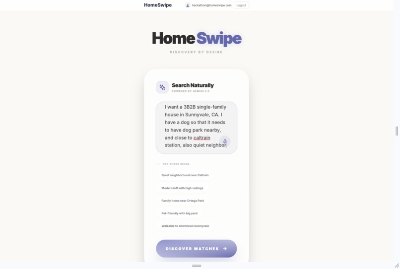 HomeSwipe – screenshot 1