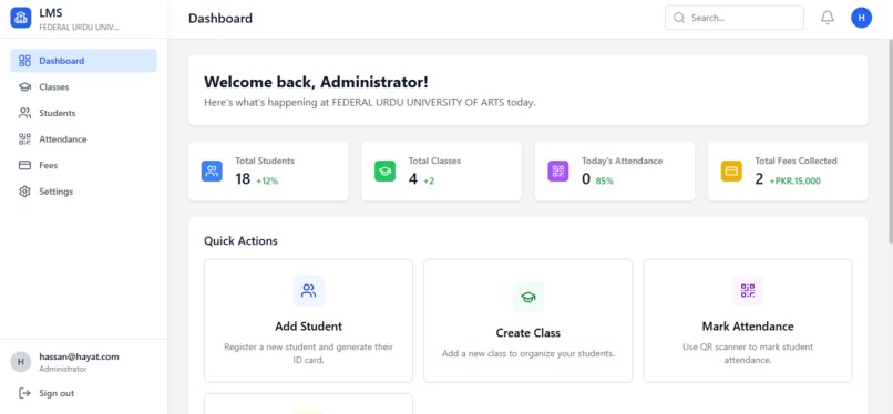 Modern Attendance & School System – screenshot 1