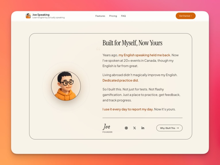 Joe Speaking – screenshot 2