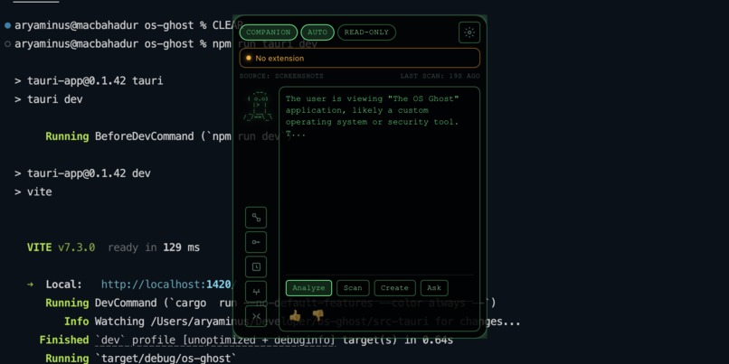 OS-Ghost: The Living Desktop  – screenshot 1