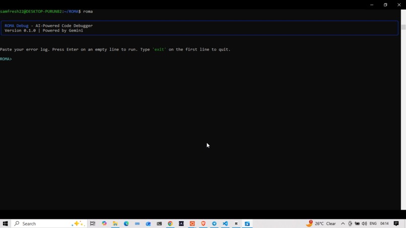 roma debug – screenshot 3