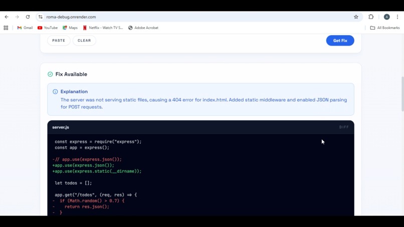 roma debug – screenshot 5