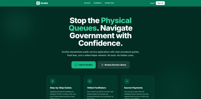 GovBot – screenshot 1