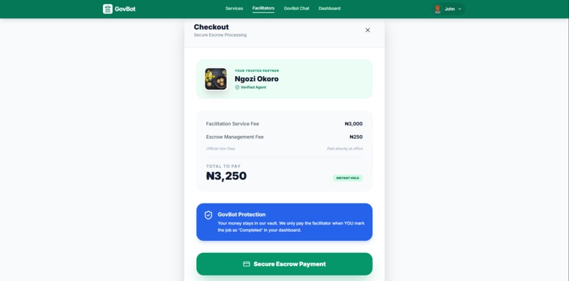 GovBot – screenshot 3