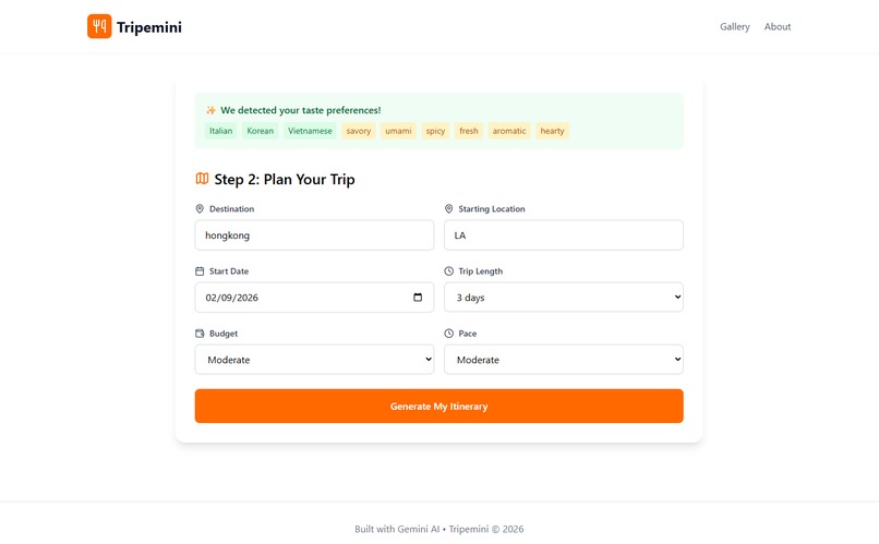 Tripemini – screenshot 2