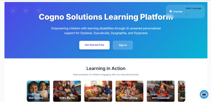 Cogno Solution – Digital Cognitive Care Platform – screenshot 1